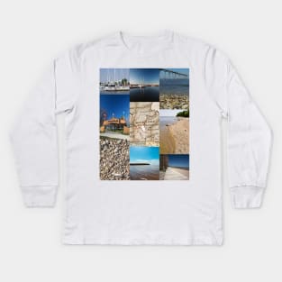 Winnipeg Beach, Manitoba Kids Long Sleeve T-Shirt